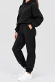 Women's knit suit, black color, 244R9137 - Photo 2