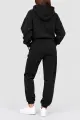 Women's knit suit, black color, 244R9137 - Photo 3