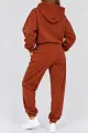 Women's knit suit, terracotta color, 244R9137 - Photo 3