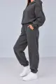 Women's knit suit, gray color, 244R9137 - Photo 2