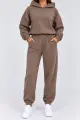 Women's knit suit, brown color, 244R9137 - Photo 1