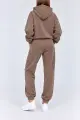 Women's knit suit, brown color, 244R9137 - Photo 3