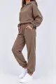 Women's knit suit, brown color, 244R9137 - Photo 2