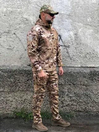 Softshell Tactical Suit Esdy Fleece-Lined, Multicam