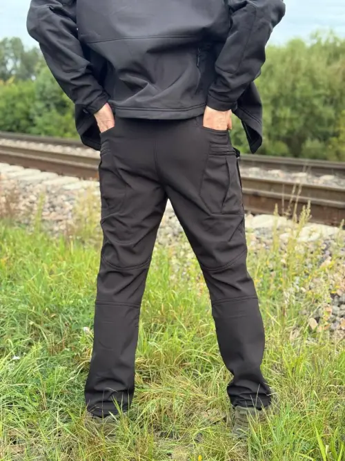 Костюм чорний софтшел ESDY