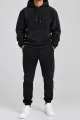 Men's Sports Suit on Fleece, Black Color, 257R662 - Photo 1