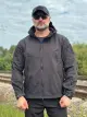 Костюм тактичний софтшел Esdy демісезонний чорний - Фото 10