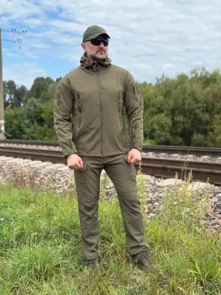Softshell Tactical Suit Esdy Demi-Season, Olive