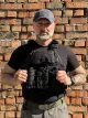 Tactical Plate Carrier Single Sword with 7 Pouches, Black - Photo 5