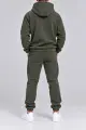 Men's Sports Suit on Fleece, Khaki Color, 257R662 - Photo 3