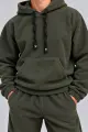Men's Sports Suit on Fleece, Khaki Color, 257R662 - Photo 4