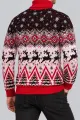 Men's Christmas Turtleneck Sweater, Red Color, 214R24713 - Photo 4