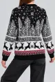 Women's Christmas Sweater, Black, 214R22605-5 - Photo 4