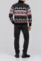 Men's Christmas Turtleneck Sweater, Black, 214R21305 - Photo 4