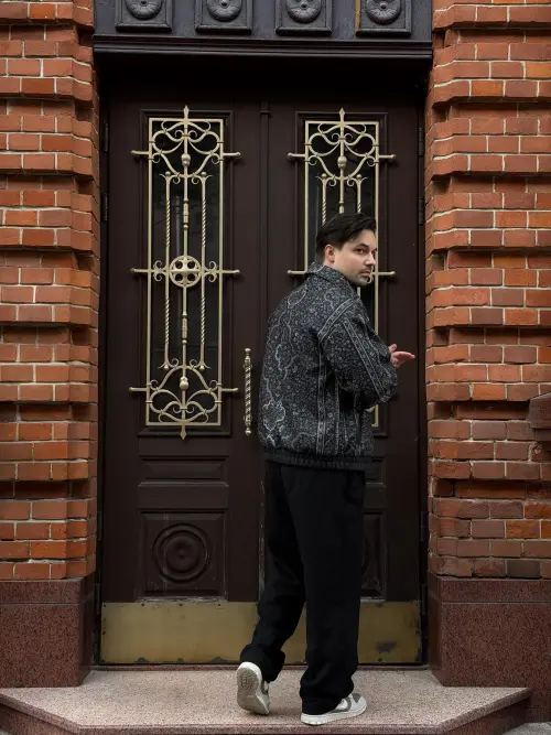 Кашемір принт птахи