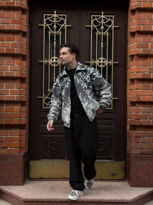 Кашемир принт градиент