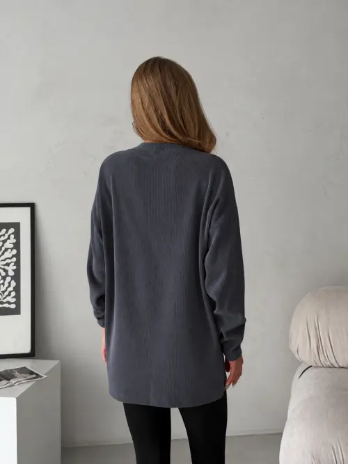 Women's Knit Sweater Grey Merlini Vella