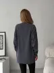 Women's Knit Sweater Grey Merlini Vella - Photo 6