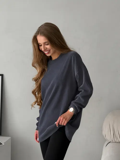 Women's Knit Sweater Grey Merlini Vella