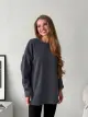 Women's Knit Sweater Grey Merlini Vella - Photo 1