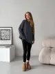 Women's Knit Sweater Grey Merlini Vella - Photo 4
