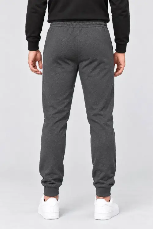 Men's Sports Pants on Fleece, Grey Color, 129R6125