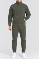 Men's Sports Suit on Fleece, Khaki Color, 257R661 - Photo 1