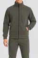 Men's Sports Suit on Fleece, Khaki Color, 257R661 - Photo 4