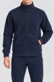 Men's fleece sports suit, dark blue color, 257R661 - Photo 4