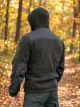 Тактическая флисовая кофта Олива с капюшоном Tactics - Фото 5