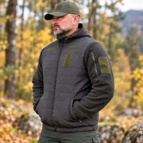 Olive Tactical Fleece Hoodie Tactics