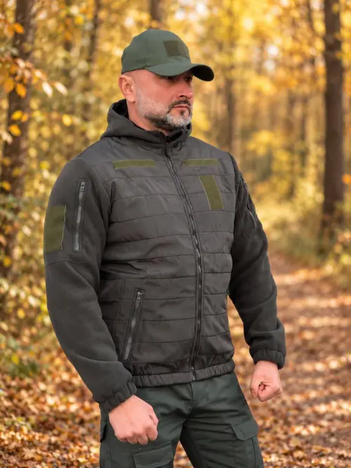 Olive Tactical Fleece Hoodie Tactics