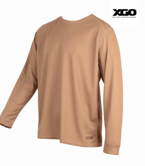 Tactical Thermal Underwear Set XGO Phase 2 Midweight Waffle-Knit, Coyote