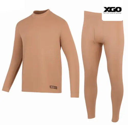 Tactical Thermal Underwear Set XGO Phase 2 Midweight Waffle-Knit, Coyote