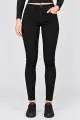 Джинси жіночі однотонні Slim fit, колір чорний, 244RF-81739 - Фото 1