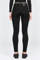 Джинси жіночі однотонні Slim fit, колір чорний, 244RF-81739 - Фото 3