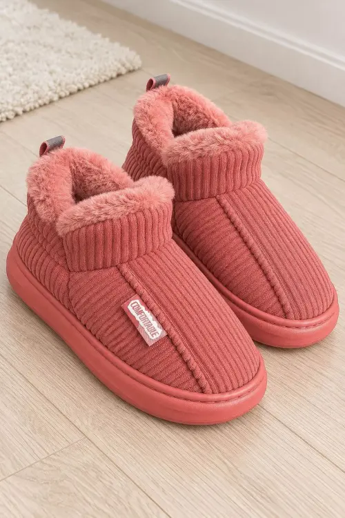 Капці-уггі жіночі повсякденні, колір кораловий, 243R1592