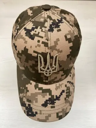 Бейсболка тактична з вишитим гербом піксель ММ-14