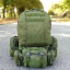 Рюкзак тактичний з підсумками/системою Molle 55 л. Олива, Койот - Фото 1