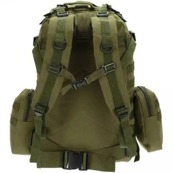 Рюкзак тактичний з підсумками/системою Molle 55 л. Олива, Койот