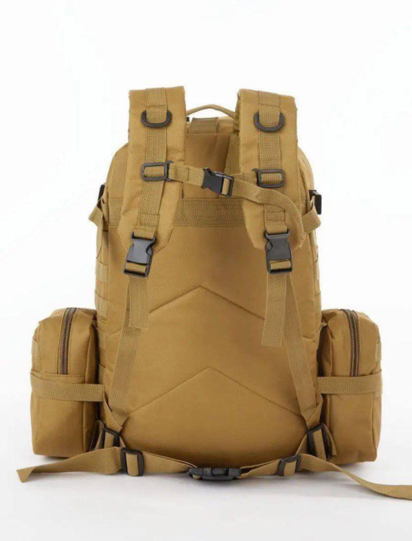 Рюкзак тактичний з підсумками/системою Molle 55 л. Олива, Койот