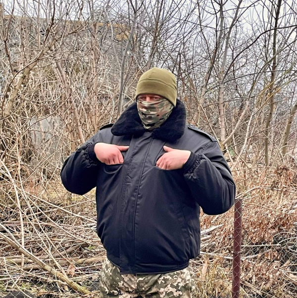 Бушлат на флісі колір чорний