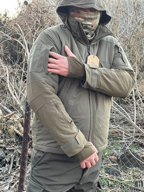 Куртка YINREN з вставками підсилення хакі