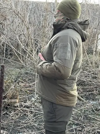 Куртка YINREN з вставками підсилення хакі
