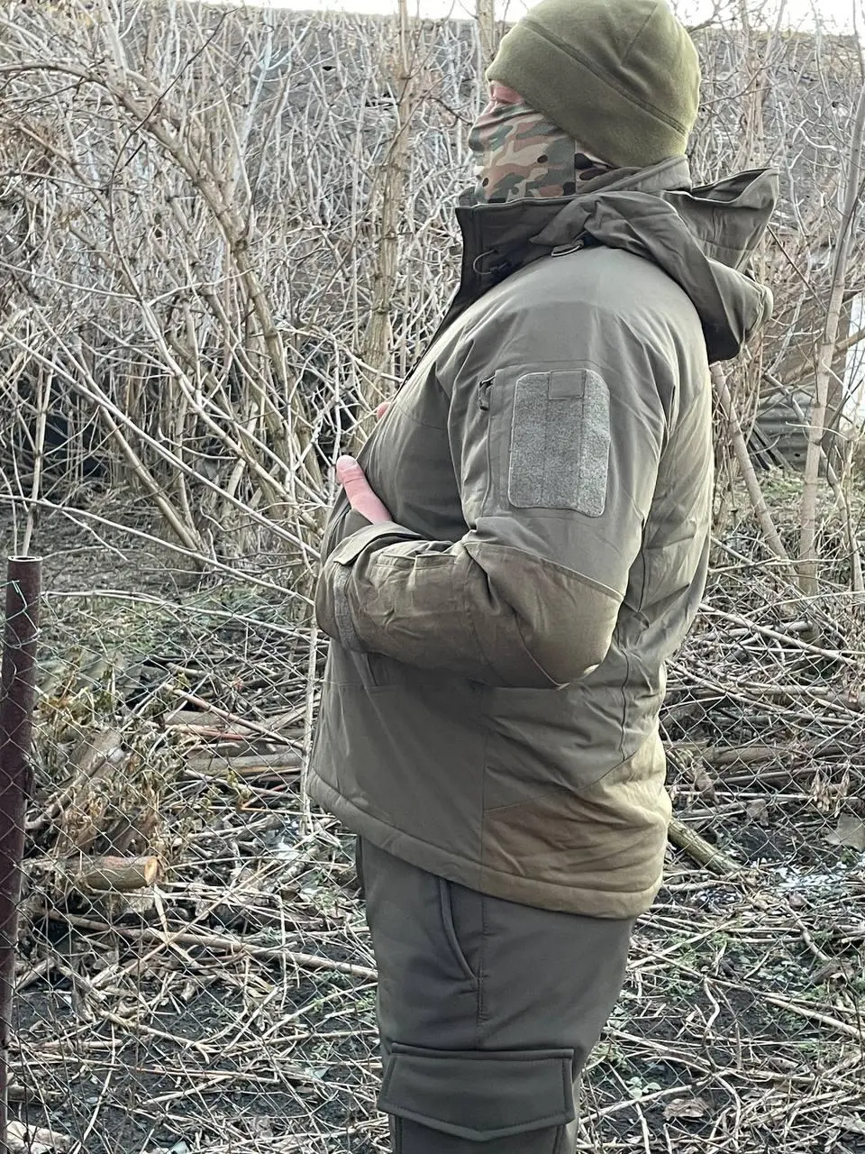 Куртка YINREN з вставками підсилення хакі