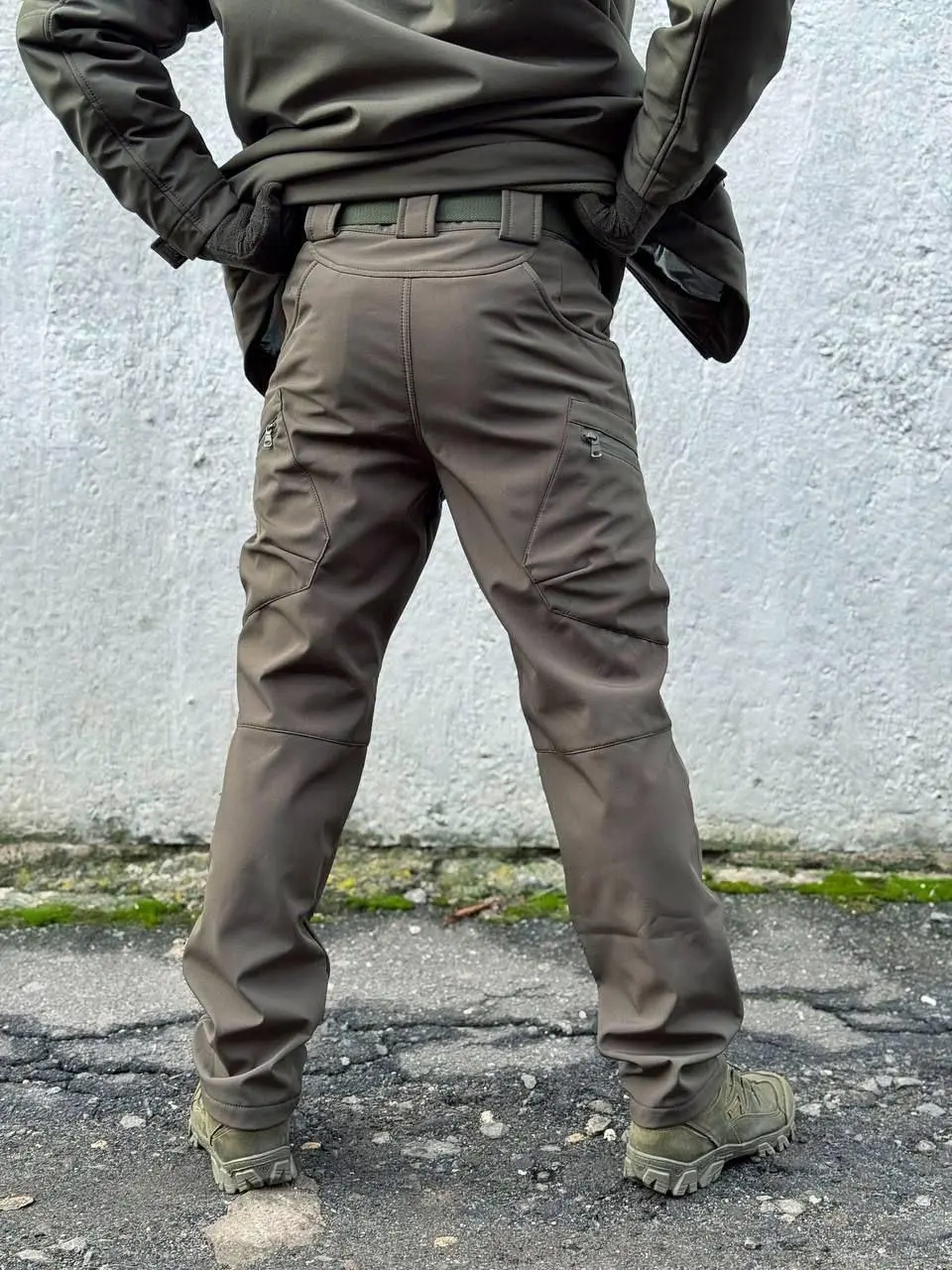 Штани SOFT SHELL Олива - Фото 3
