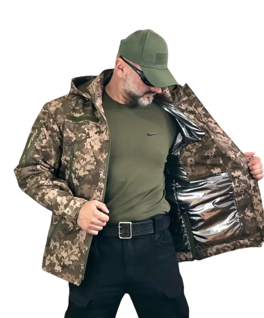 Куртка зимова тактична піксель slimtex / omni-heat.