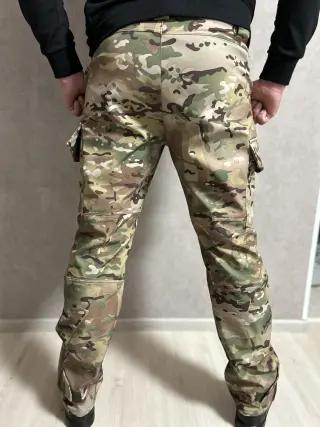 Штани тактичні мультикам "Агрессор" Soft-Shell на флісі