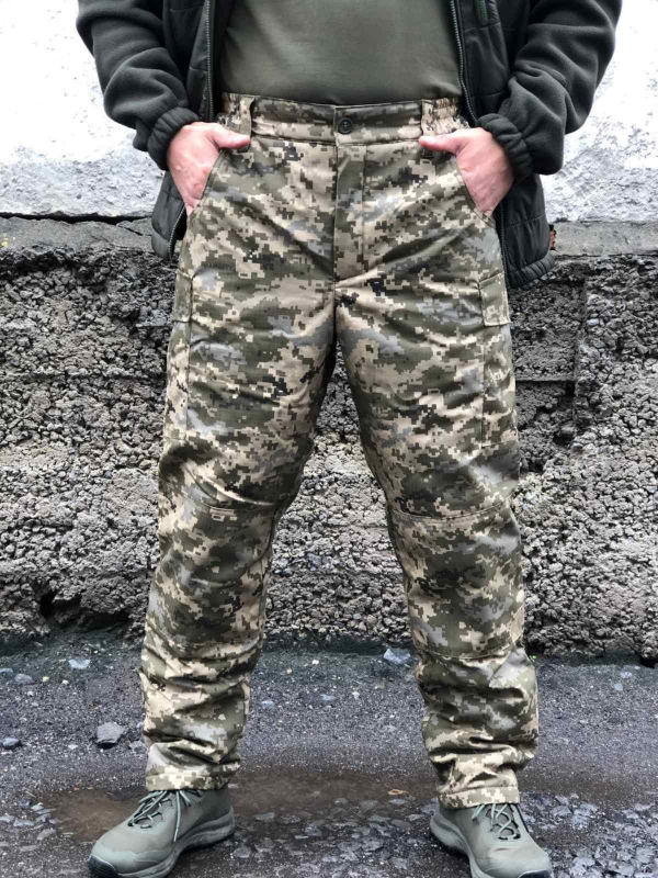Теплі зимові штани піксель на Omni-Heat до -20*С