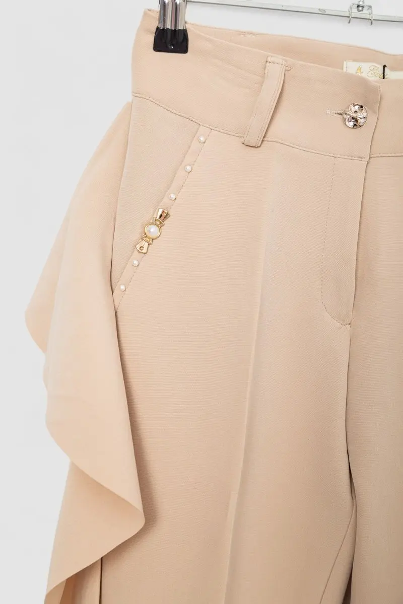 Штани дитячі ошатні, колір бежевий, 247R3824